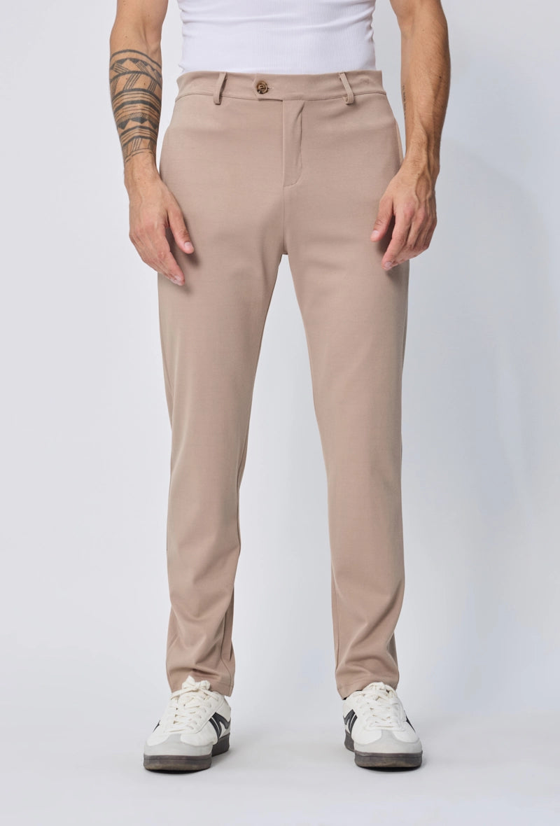 Pantalon uni coupe slim