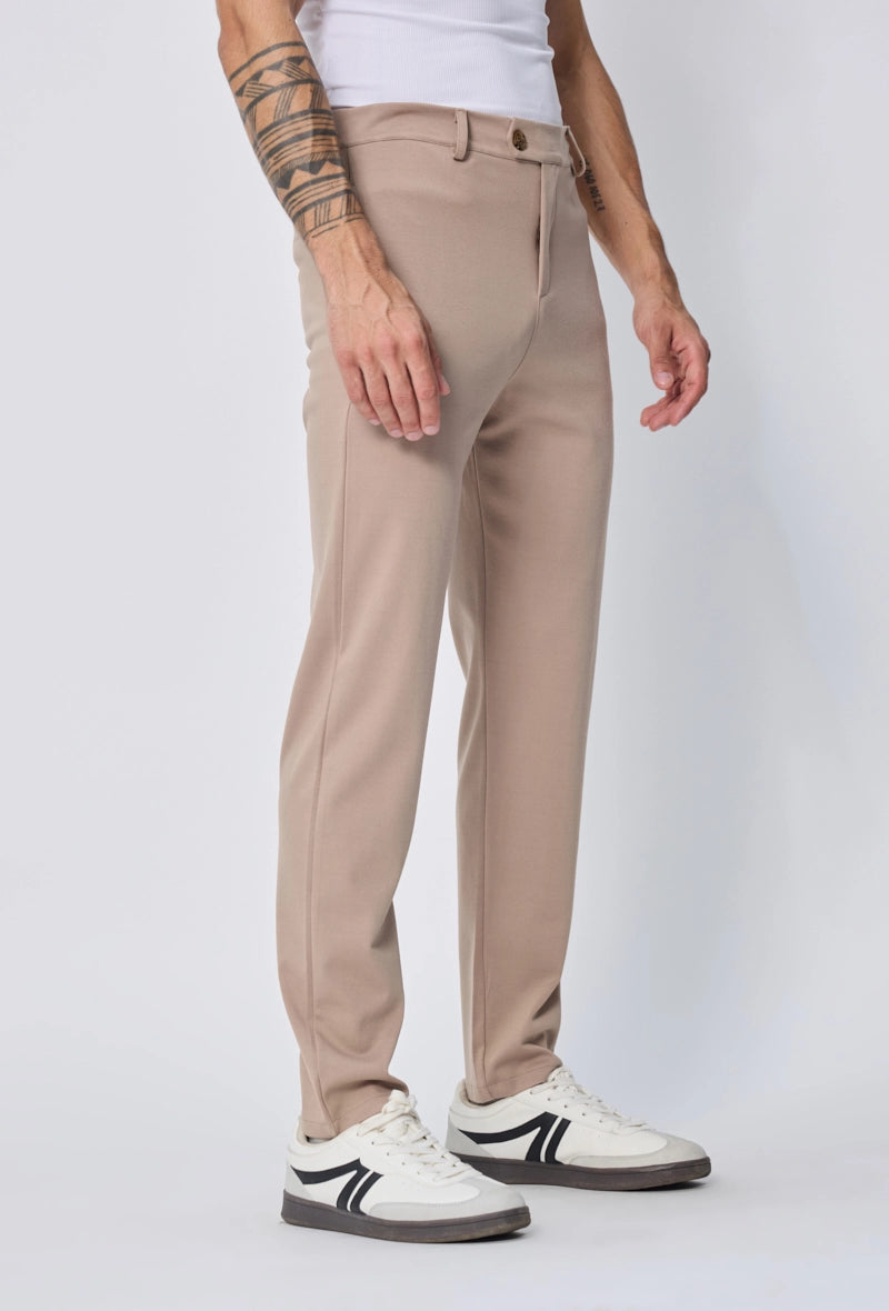 Pantalon uni coupe slim