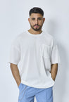 T-shirt oversize plissé - Frilivin