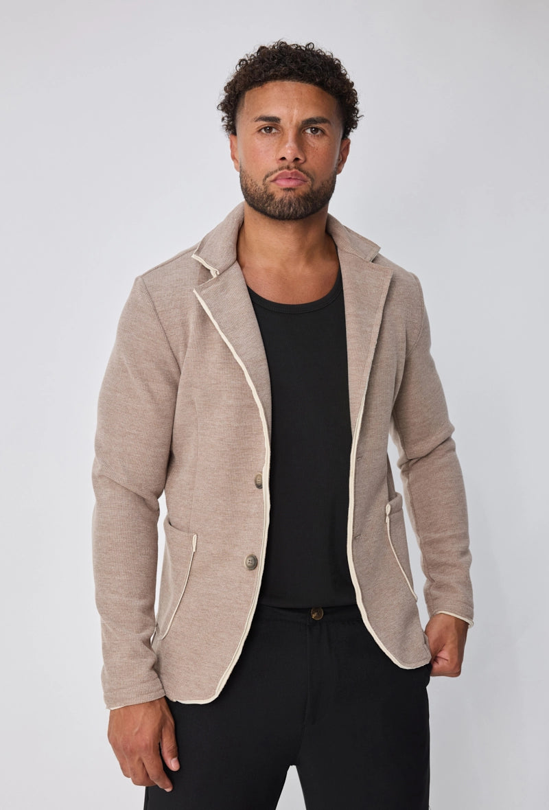 Manteau uni à manches longues