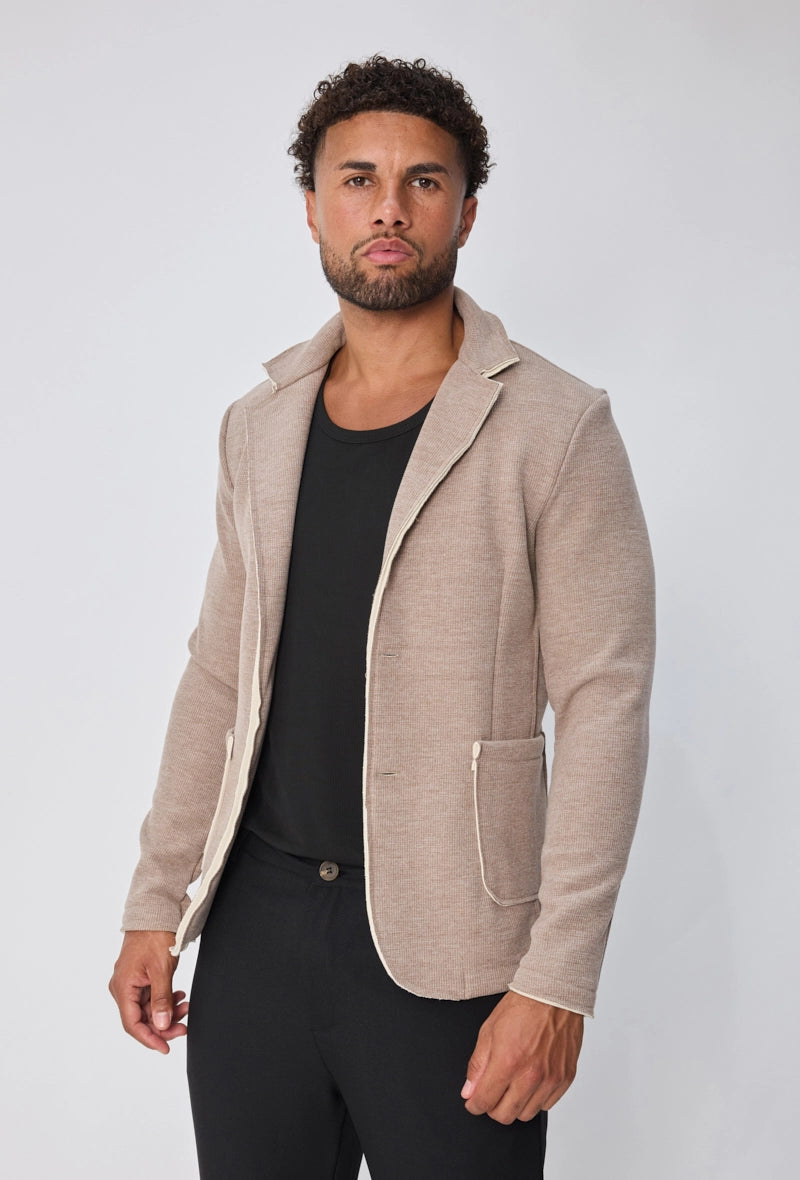 Manteau uni à manches longues