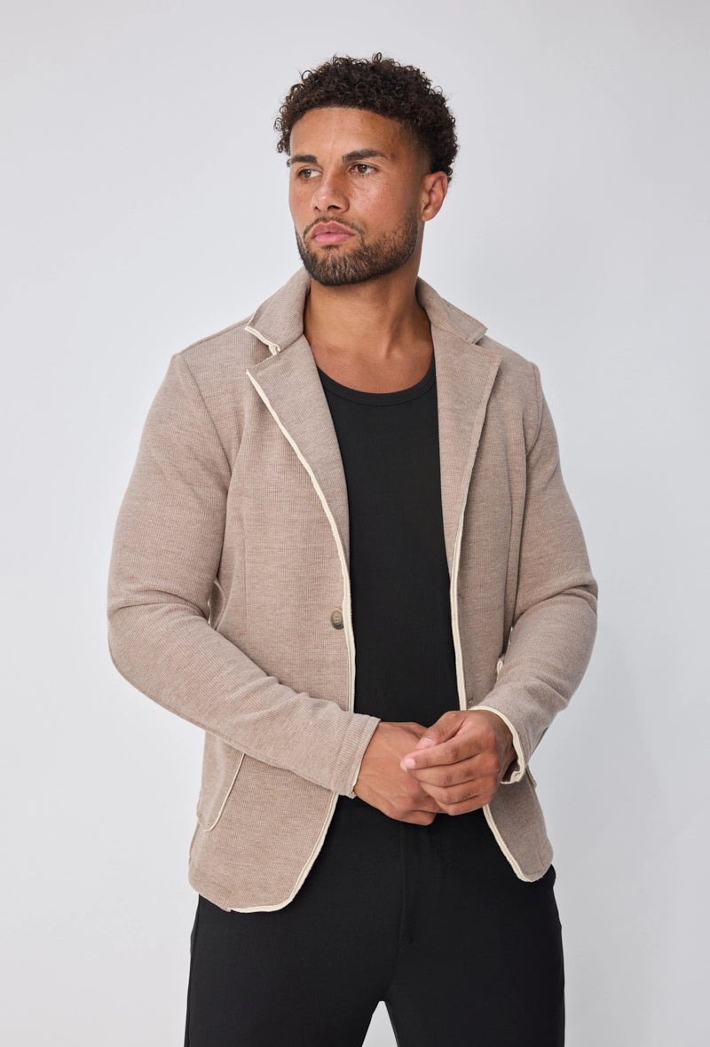 Manteau uni à manches longues