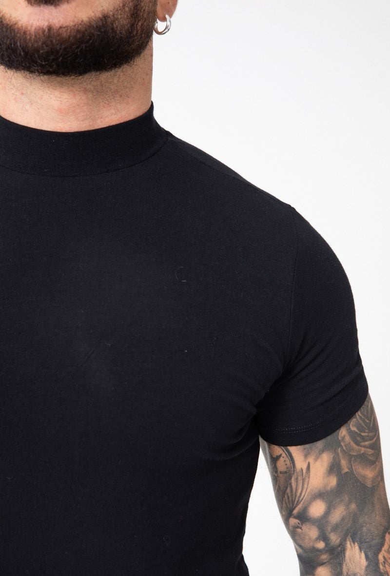 T-shirt basic col montant - Frilivin