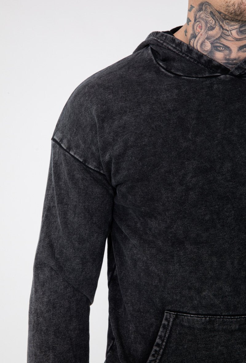 Sweat à capuche délavé - Frilivin