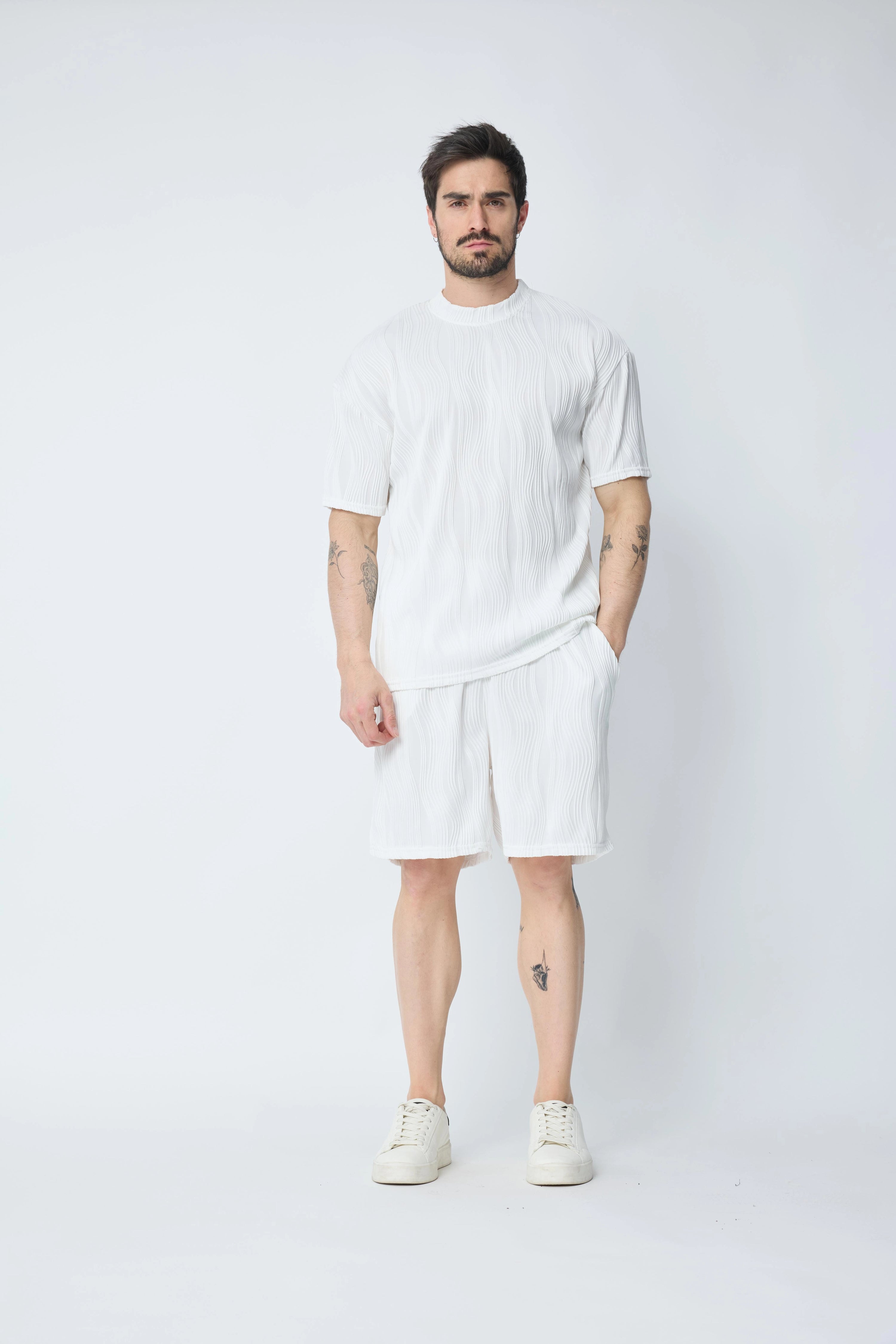 Plain shorts t-shirt set