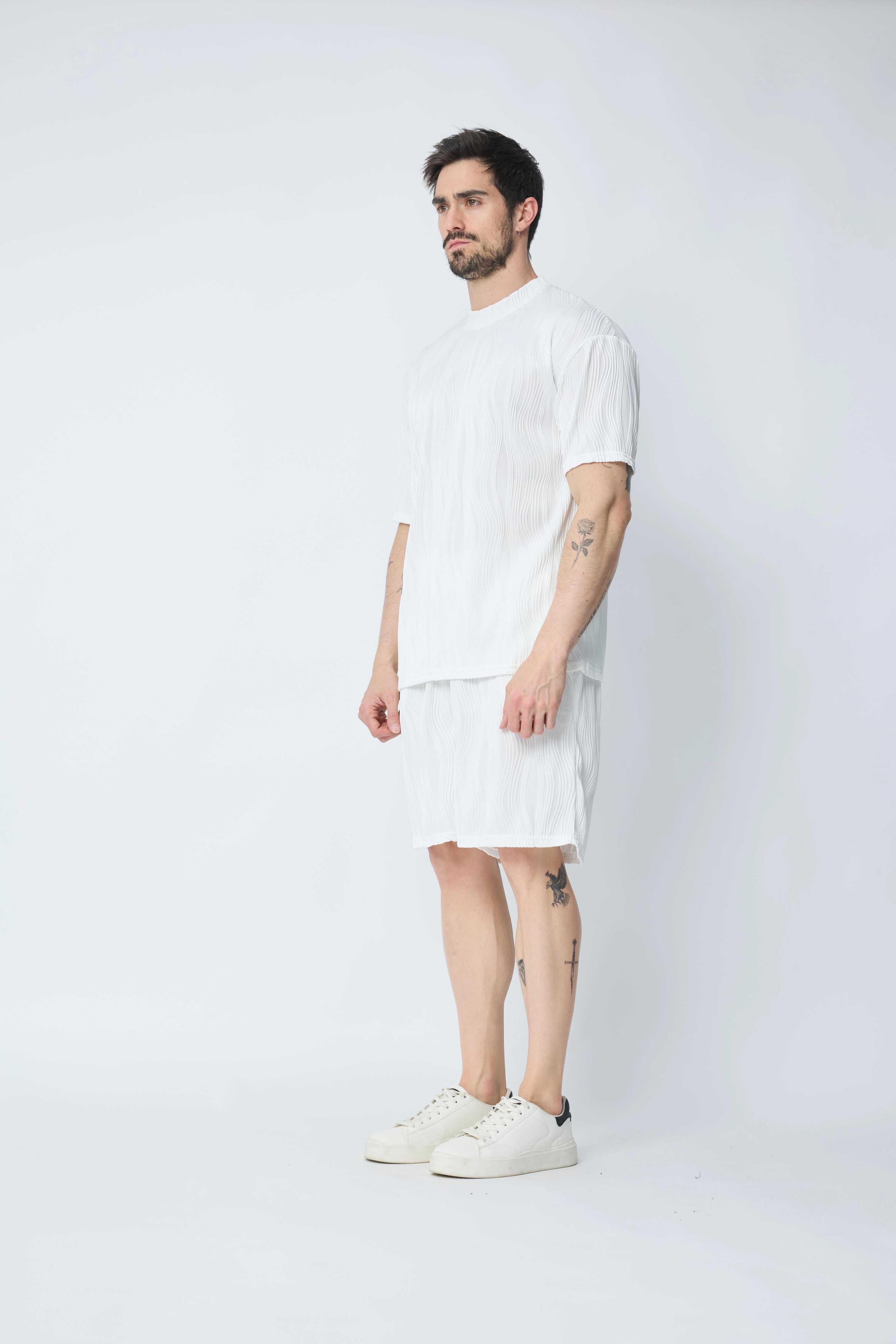 Plain shorts t-shirt set