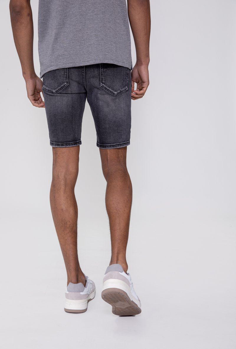 Short jean stretch déchiré - Frilivin