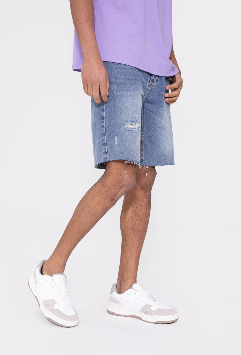 Short jean stretch déchiré - Frilivin