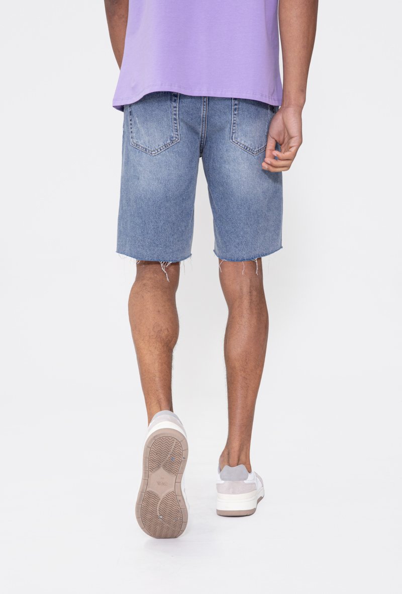 Short jean stretch déchiré - Frilivin