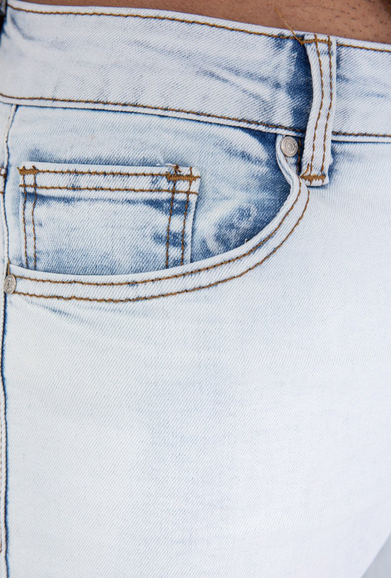 Short jean stretch uni - Frilivin