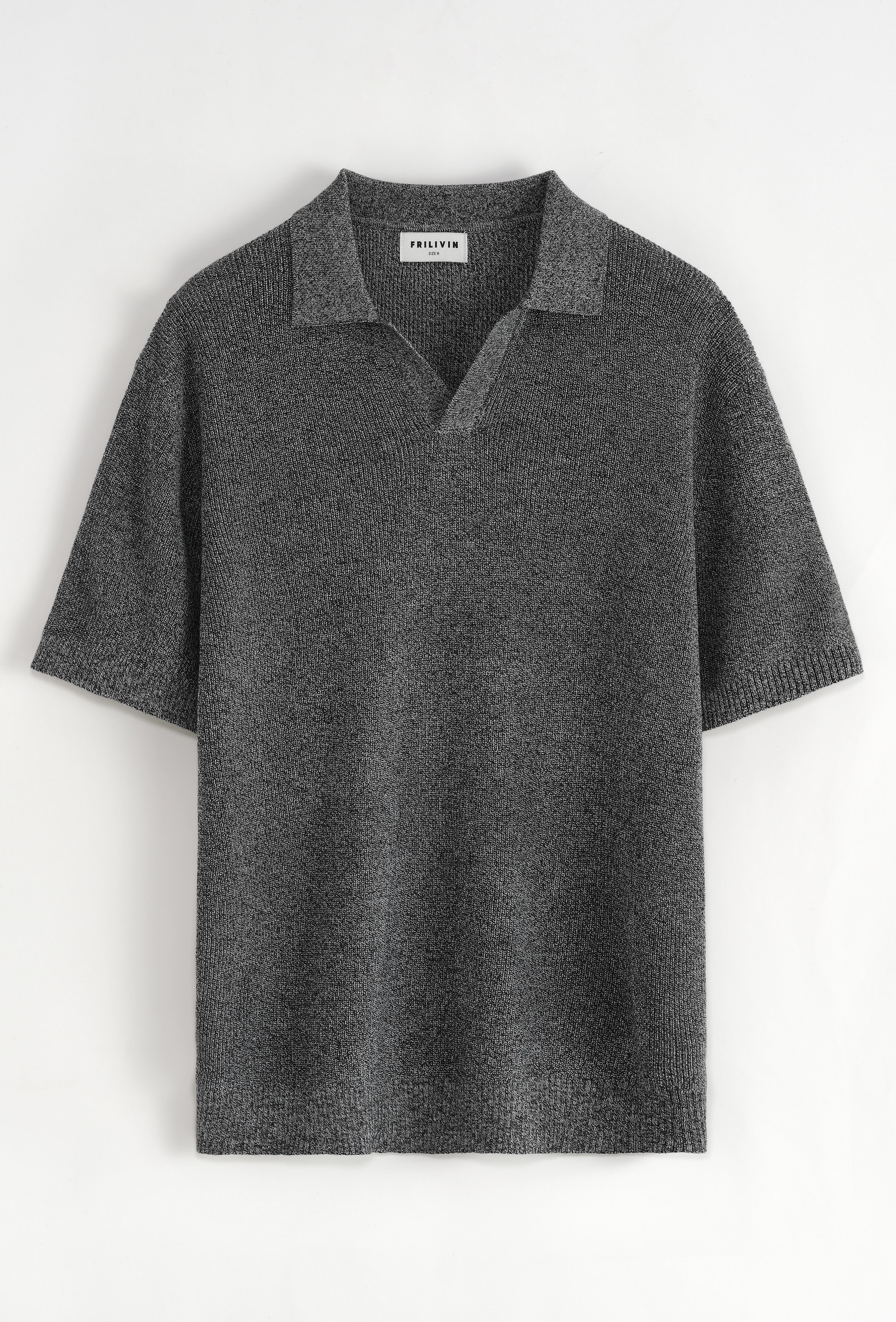 Polo uni à manches courtes