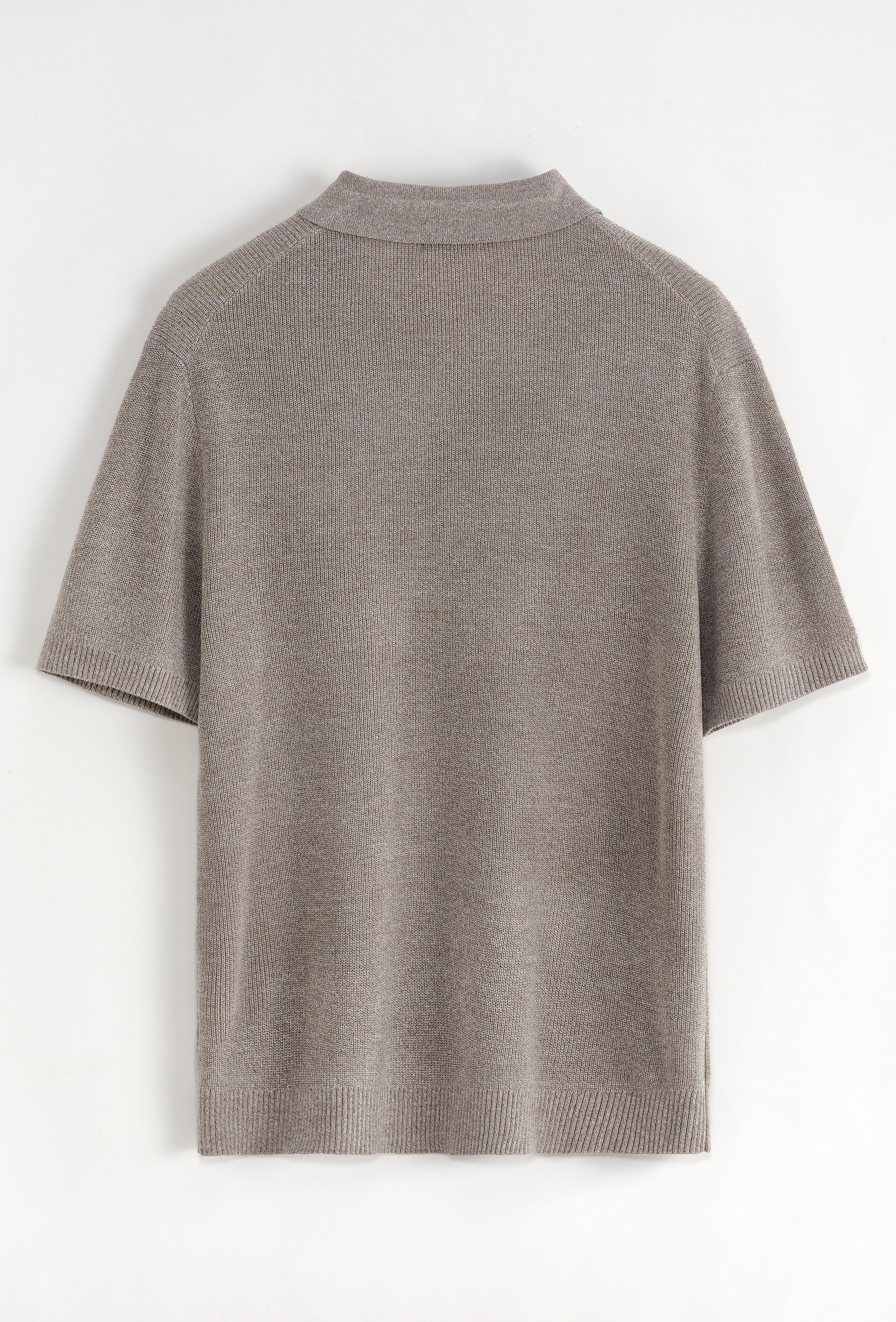 Polo uni à manches courtes