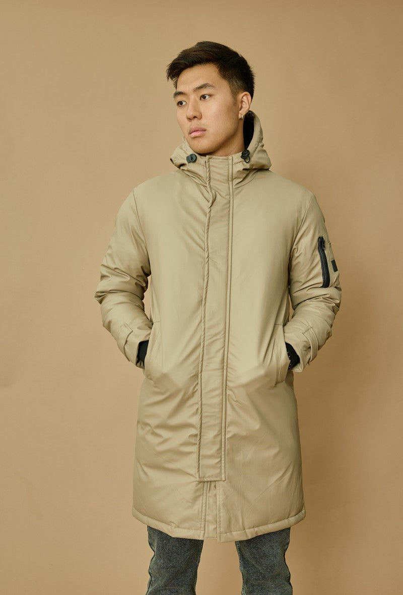 Veste parka milongue à capuche - Frilivin