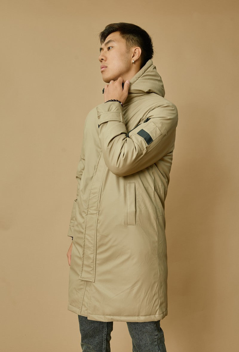 Veste parka milongue à capuche - Frilivin