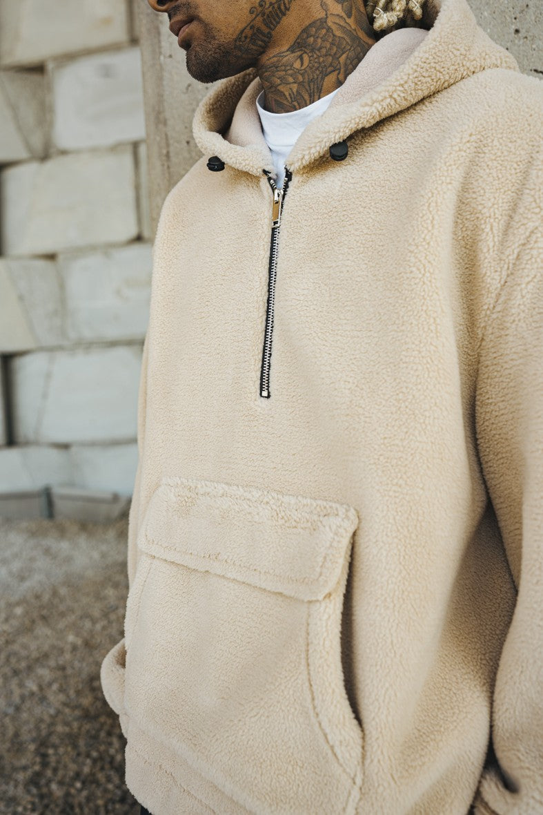 Sweat à capuche polaire zippé - Frilivin