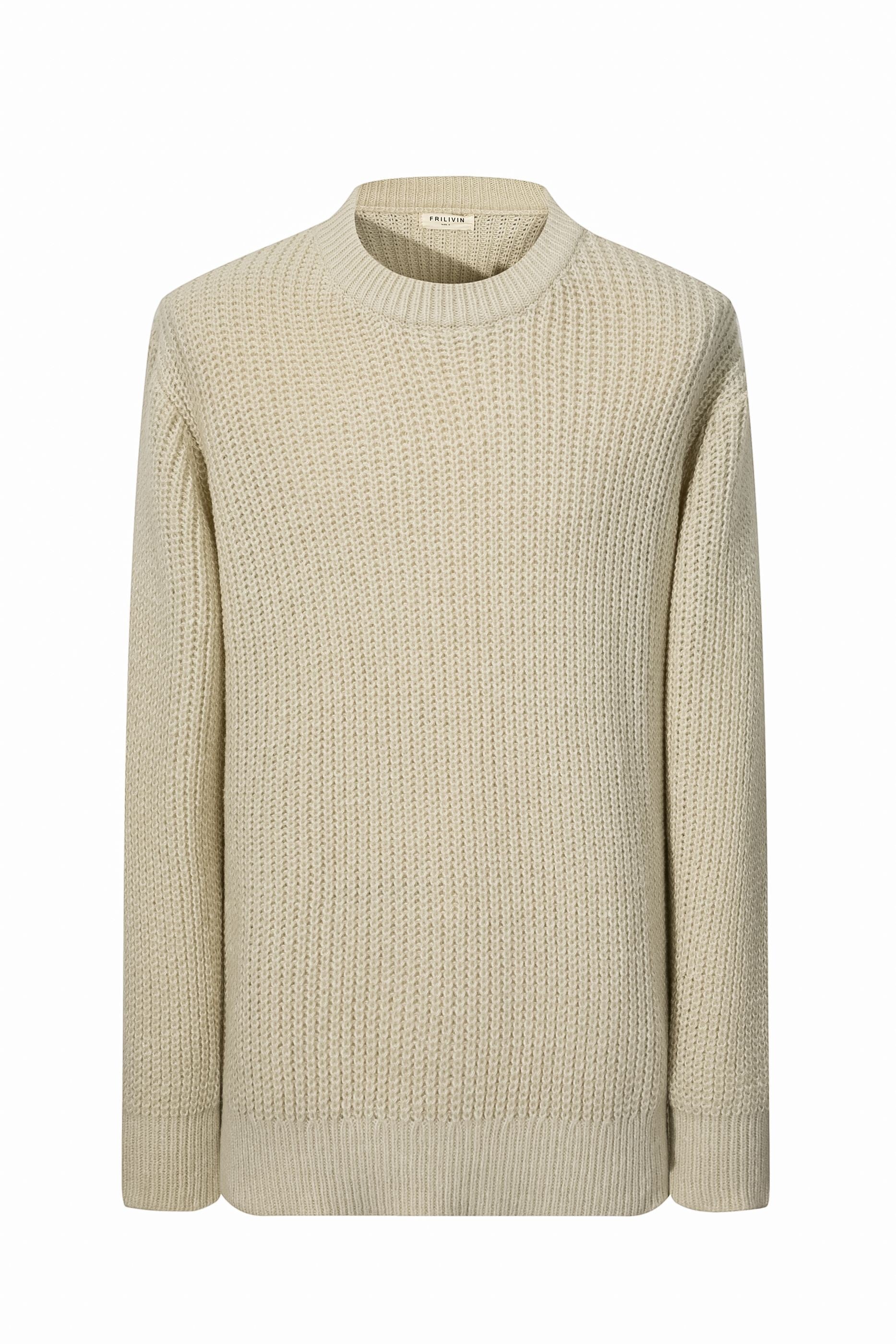Pull maille épaisse cotelée - Frilivin