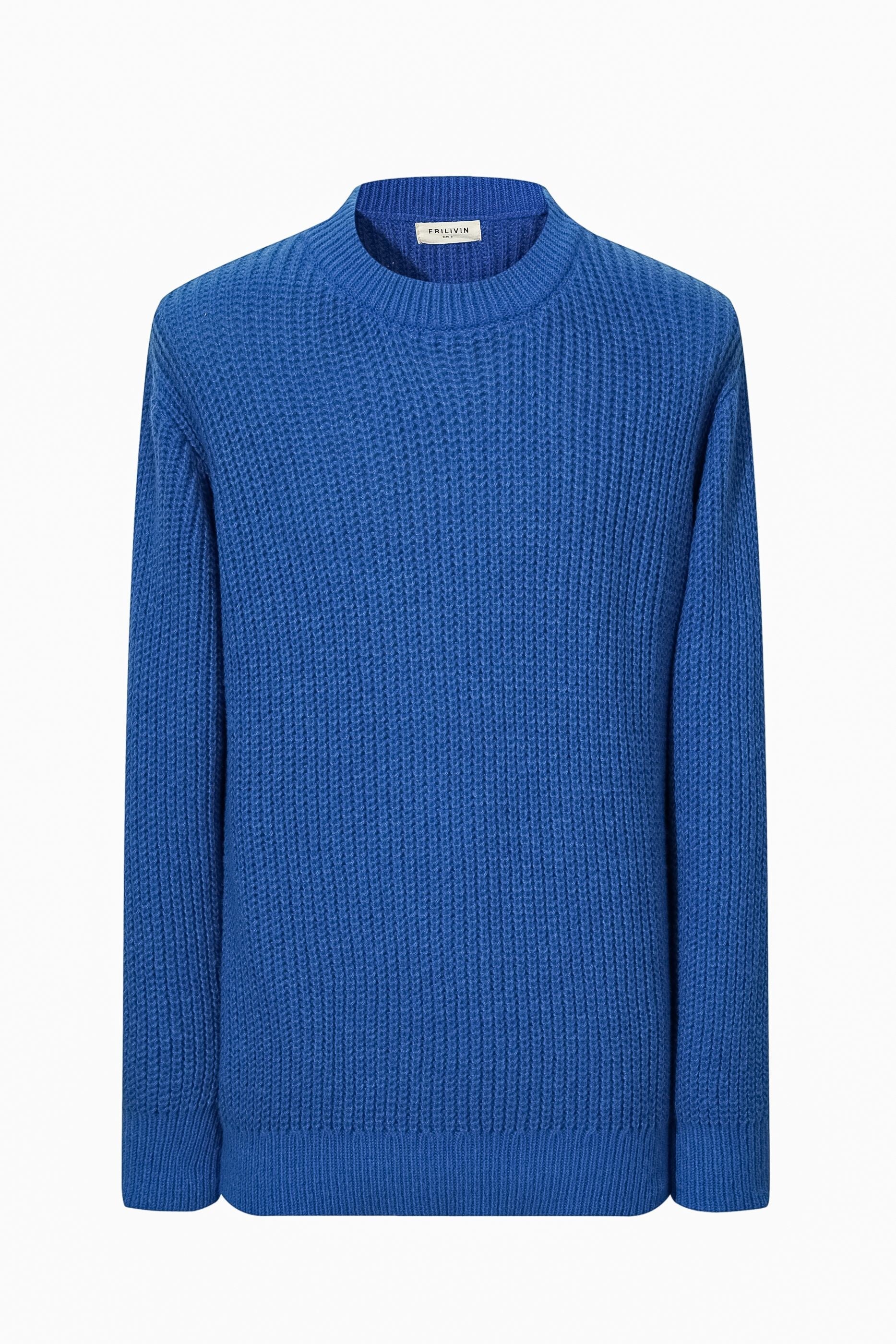 Pull maille épaisse cotelée - Frilivin