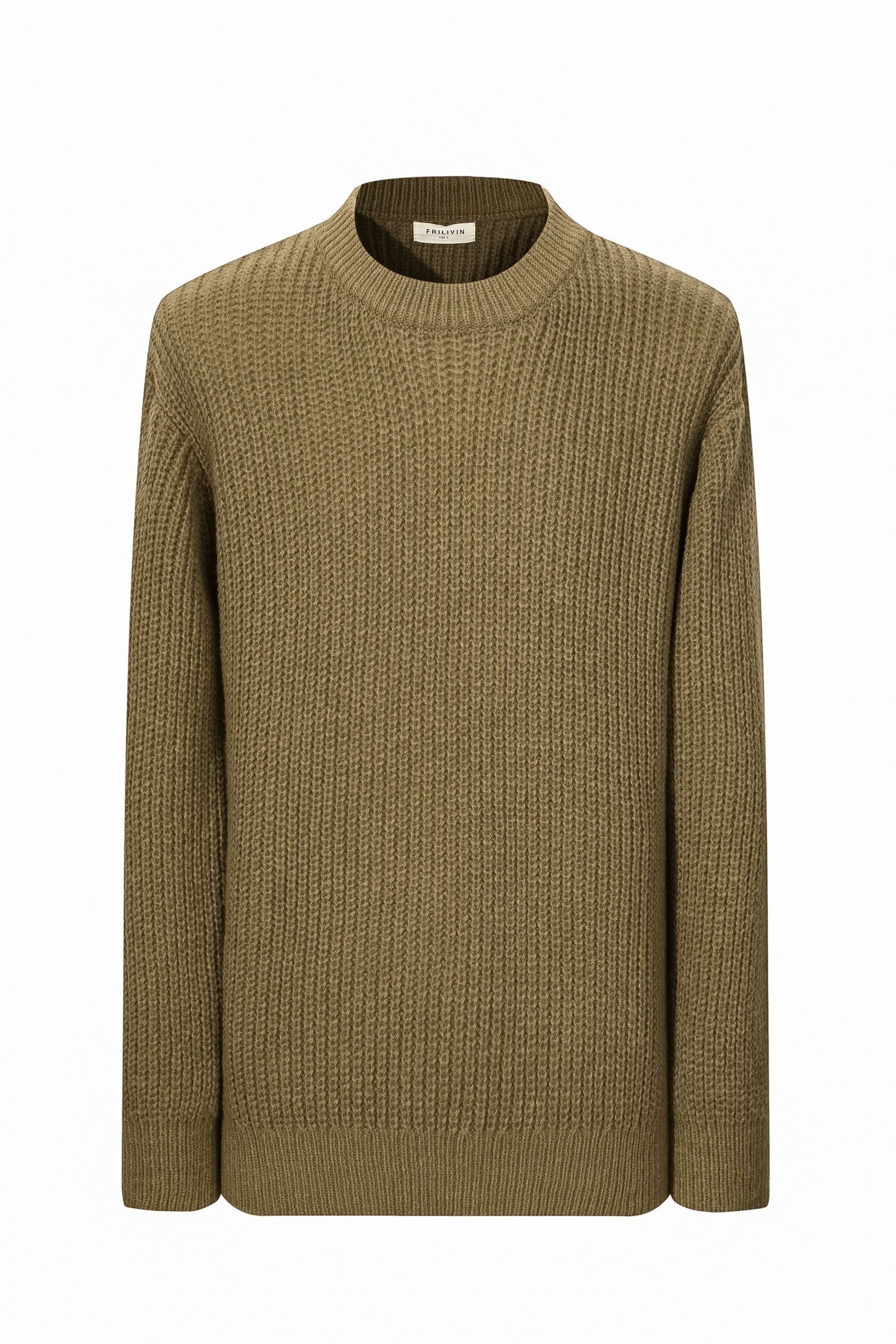 Pull maille épaisse cotelée - Frilivin