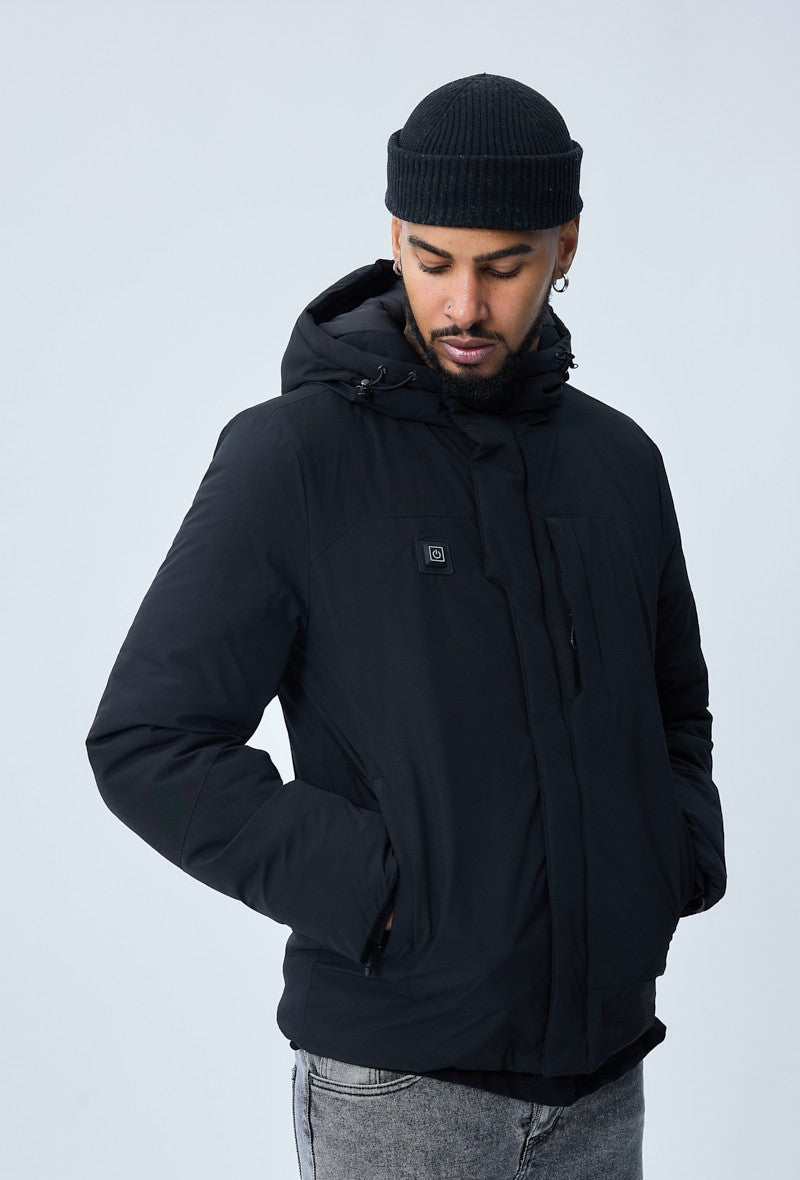 Veste parka courte chauffante - Frilivin