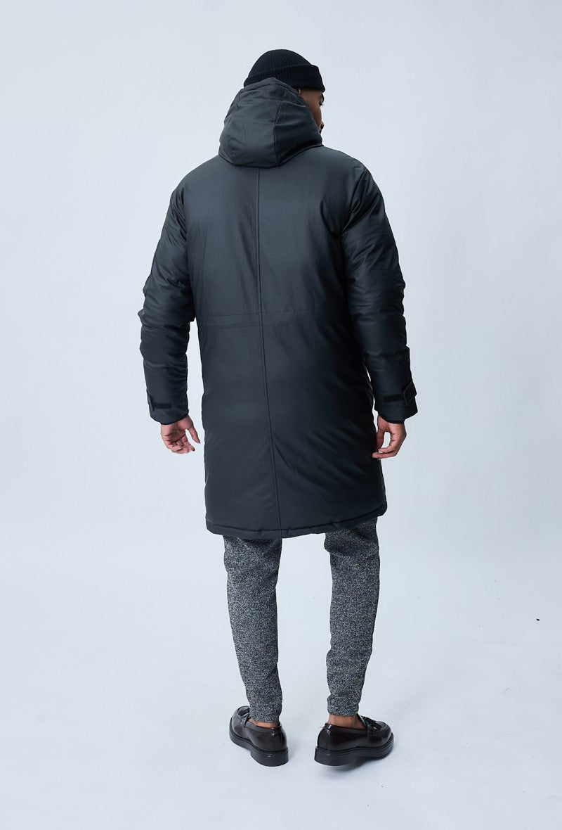 Veste parka milongue à capuche - Frilivin