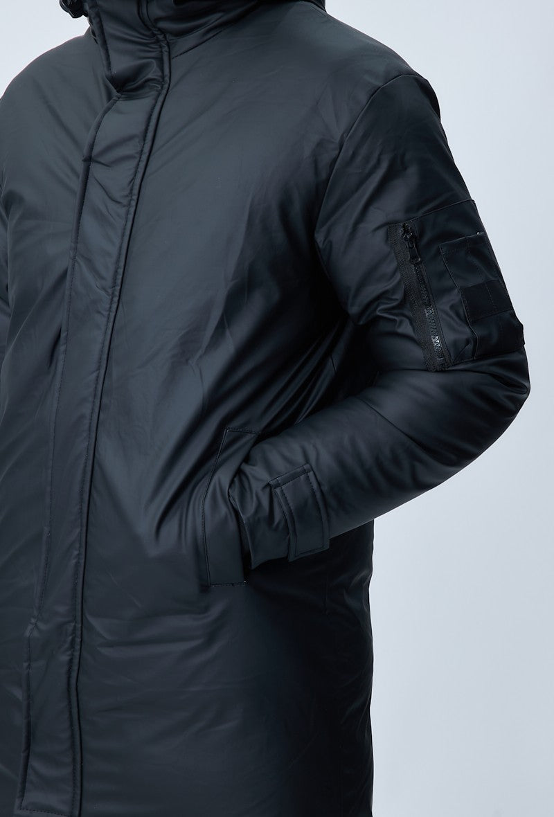 Veste parka milongue à capuche - Frilivin