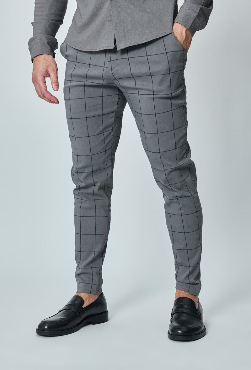 Pantalon à carreaux - Frilivin