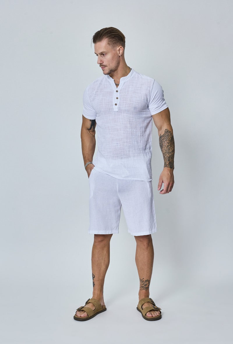 Short léger effet lin - Frilivin