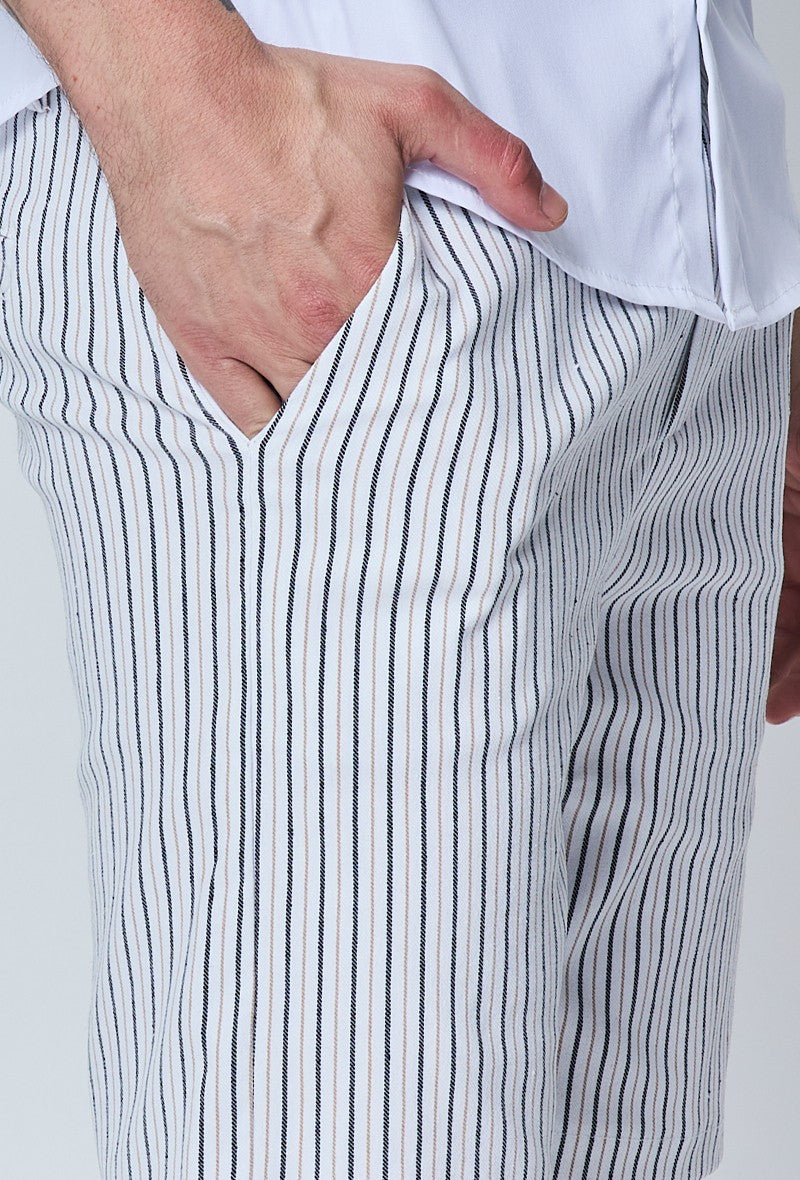 Short classique à rayures - Frilivin