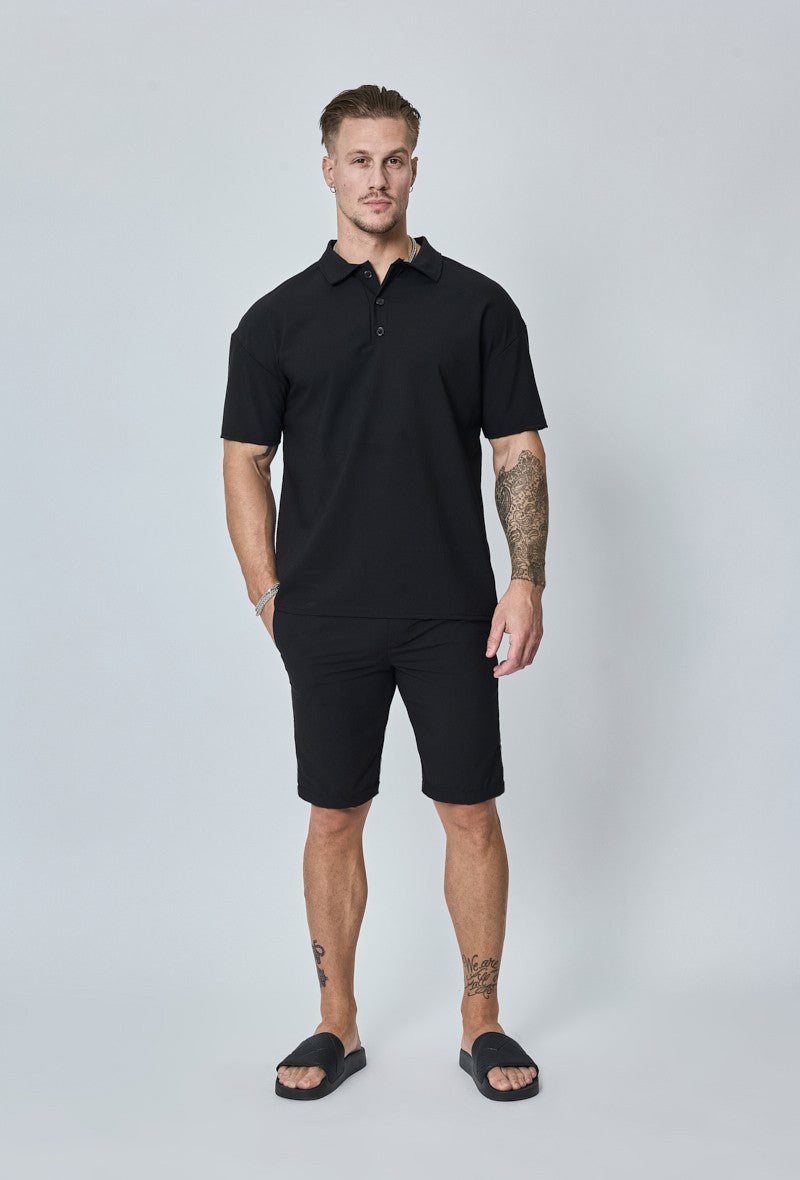 T-shirt polo toile décontracté - Frilivin