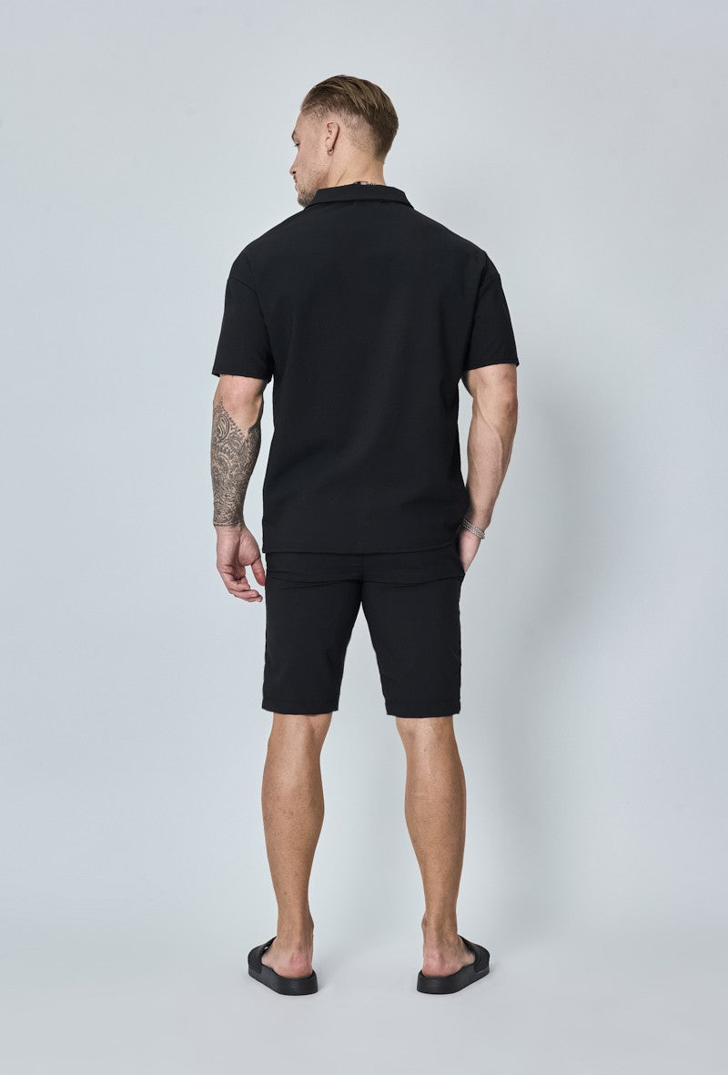 T-shirt polo toile décontracté - Frilivin