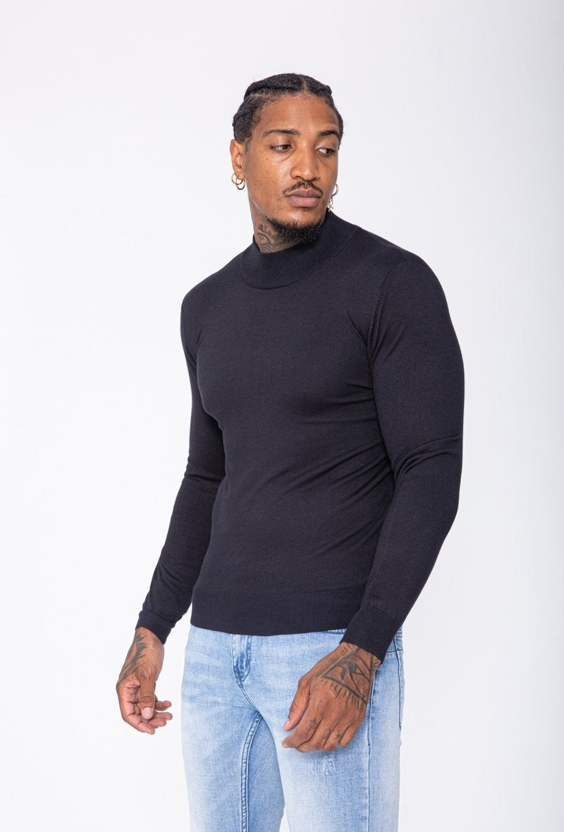 Pull col cheminé uni - Frilivin