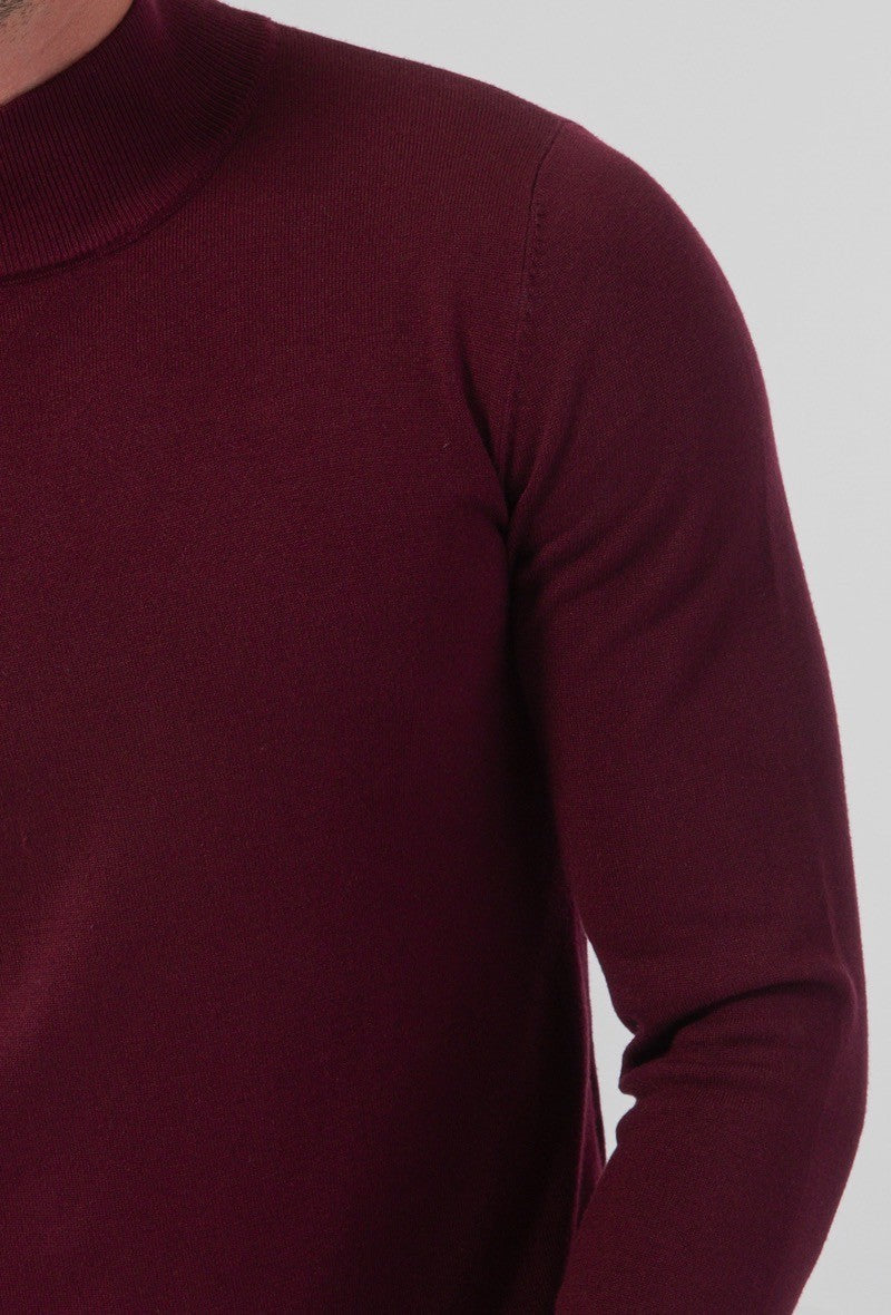 Pull col cheminé uni - Frilivin