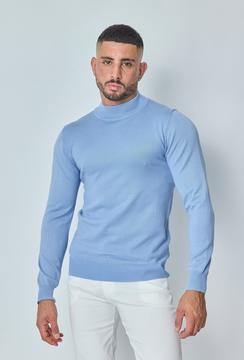 Pull col cheminé uni - Frilivin