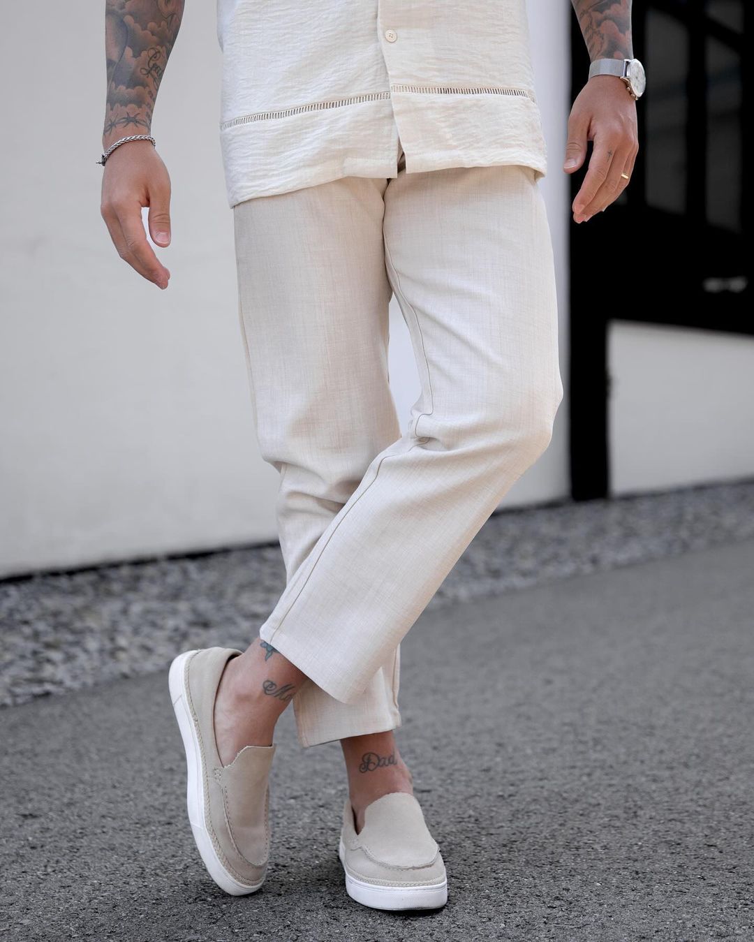 Pantalon chino droit