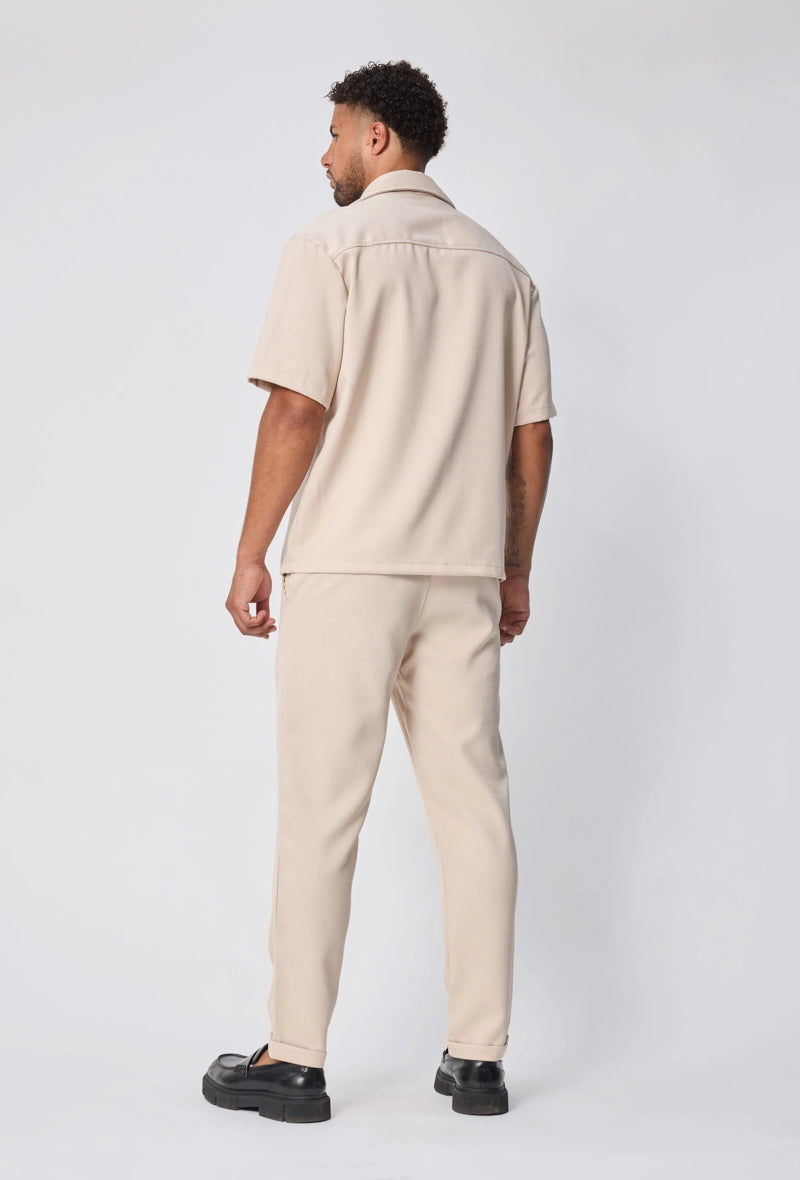 Ensemble chemise pantalon uni