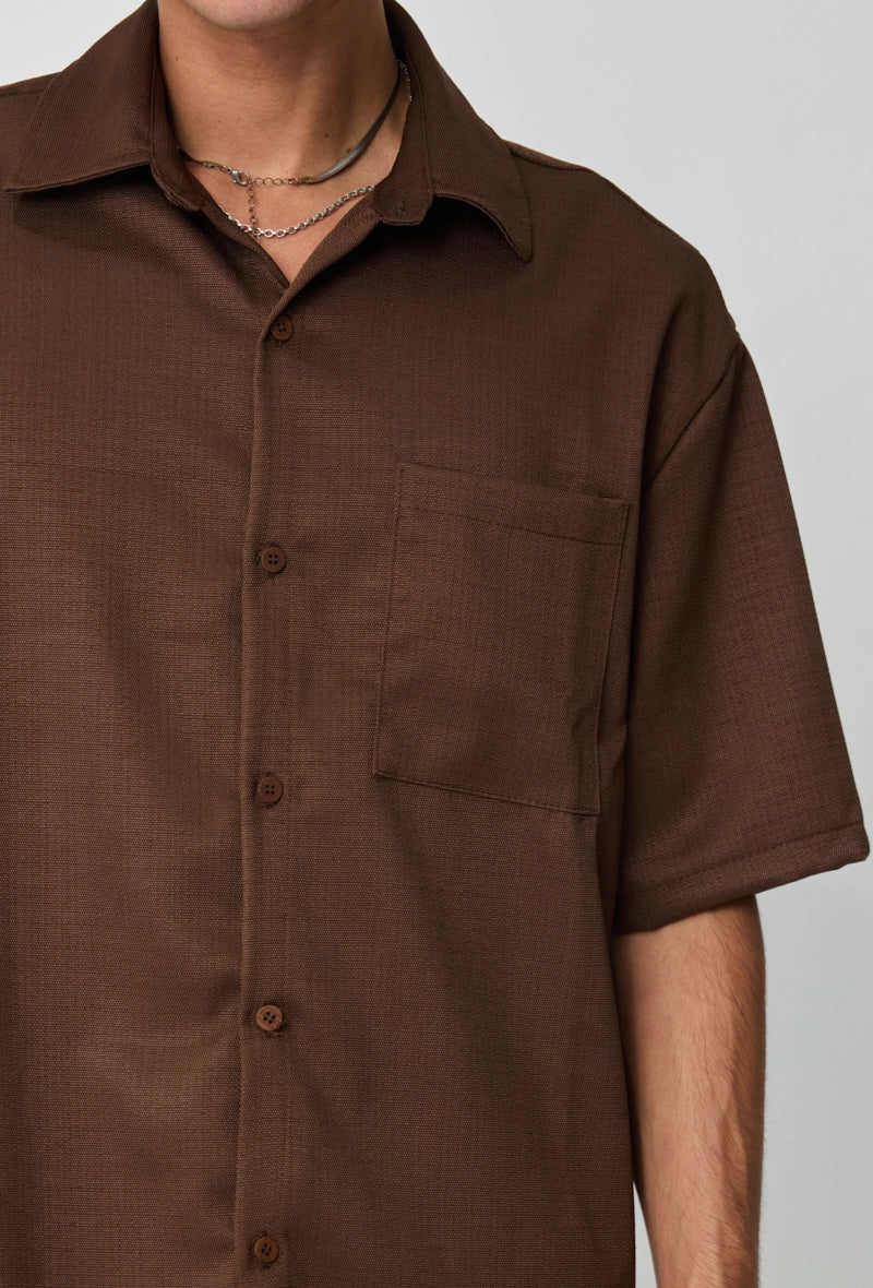 Ensemble chemise pantalon uni