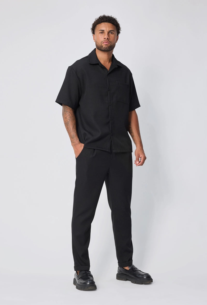 Ensemble chemise pantalon uni