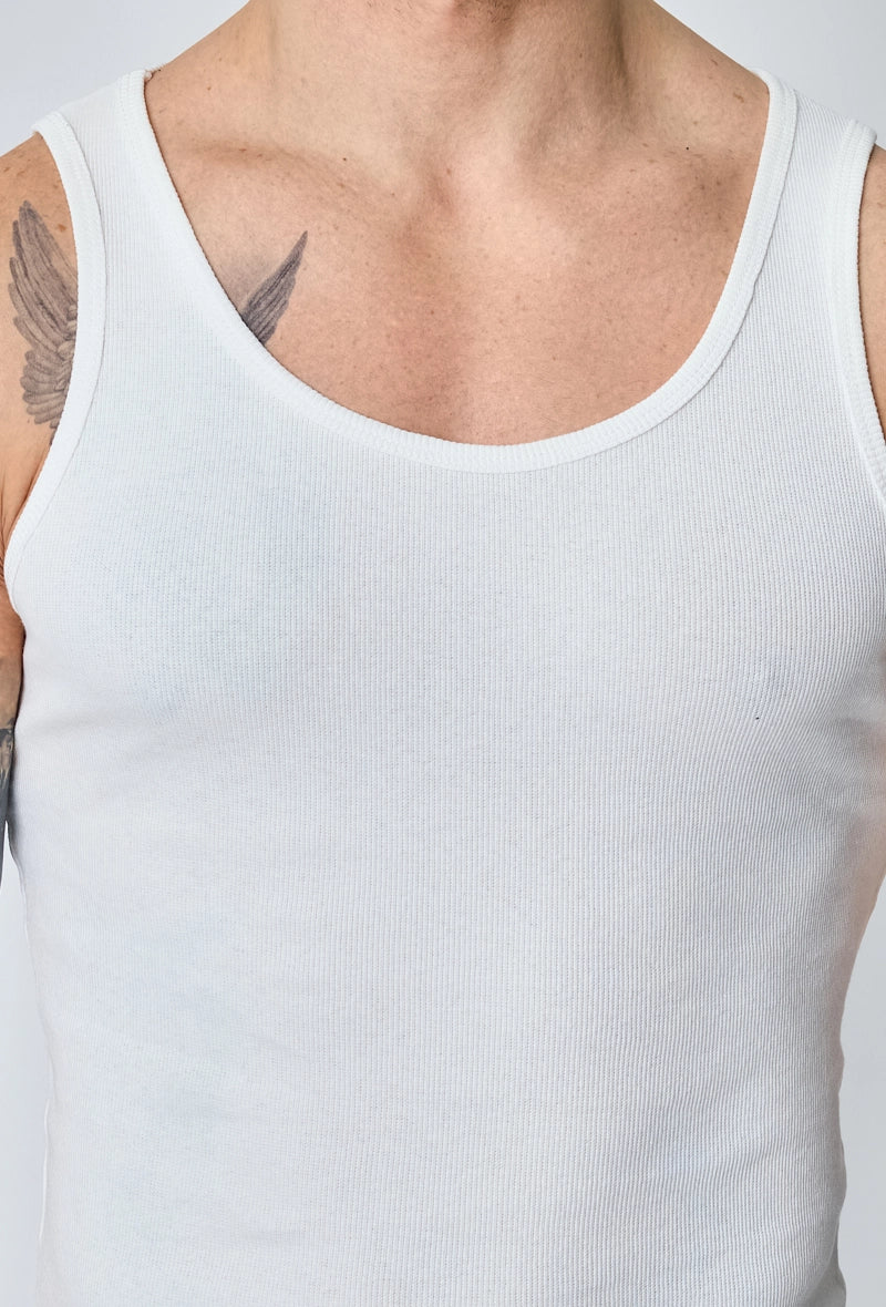 T-shirt uni sans manches