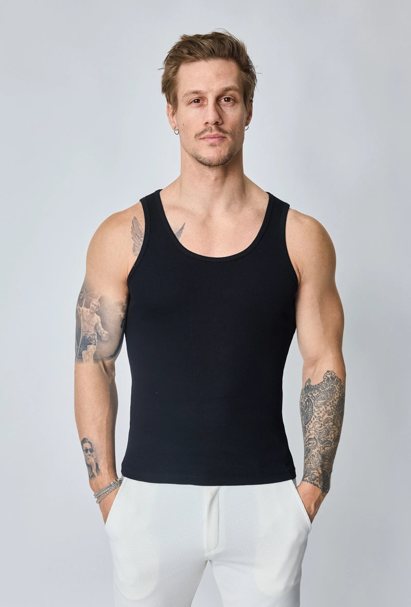 T-shirt uni sans manches