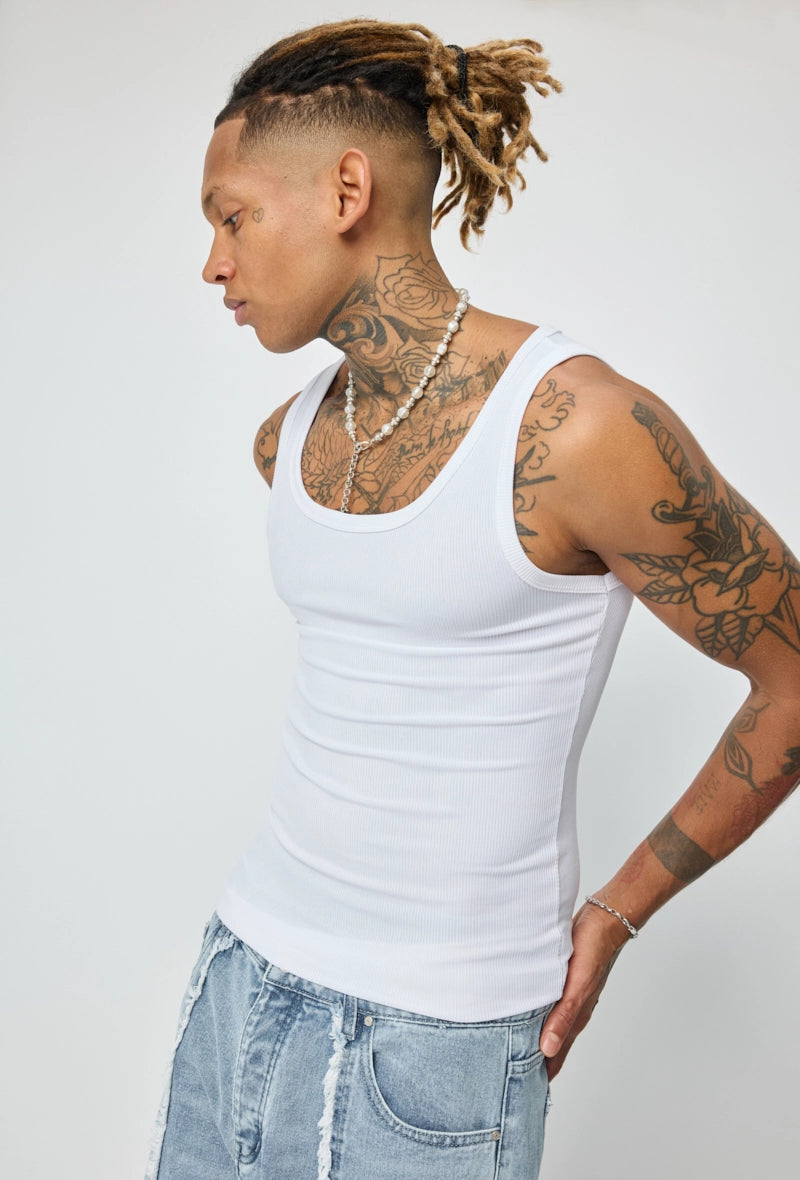 T-shirt débardeur uni