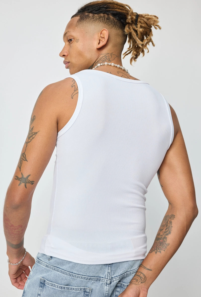 T-shirt débardeur uni