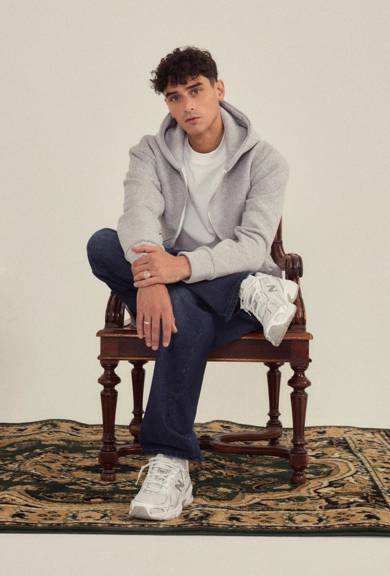 Sweat homme uni avec poche centrale