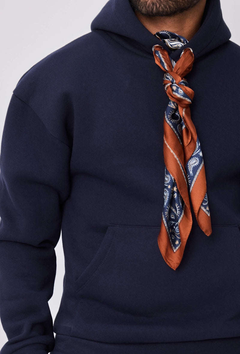 Sweat uni avec capuche