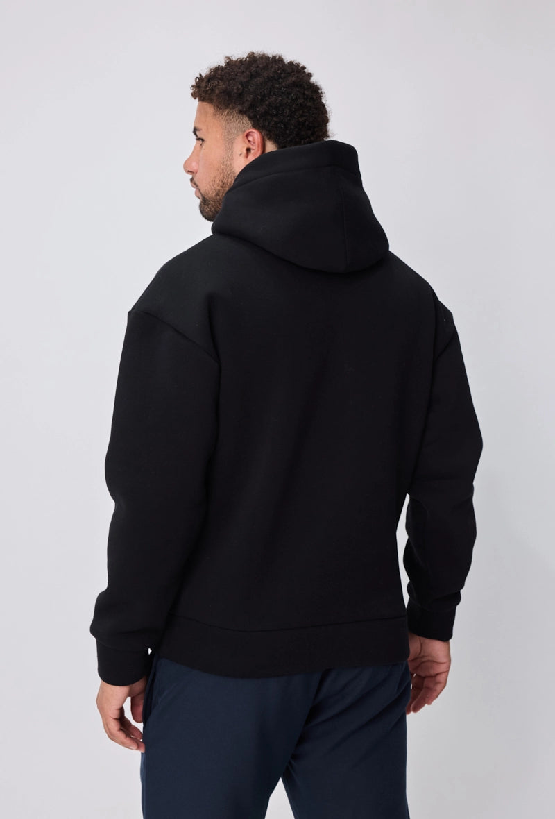 Sweat uni avec capuche