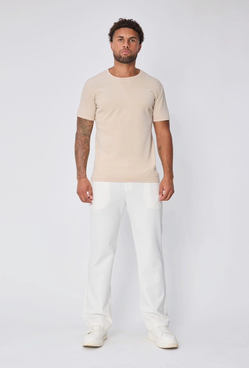 T-shirt uni manches courtes