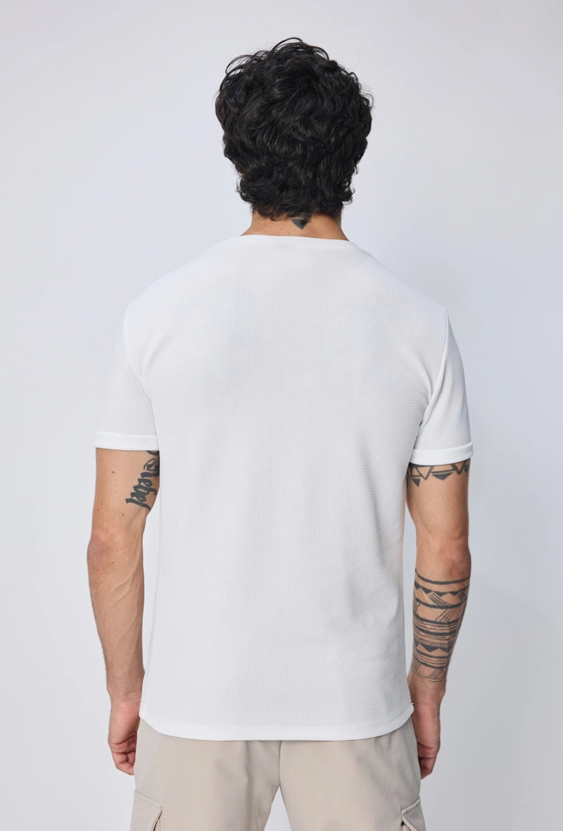 T-shirt uni manches courtes