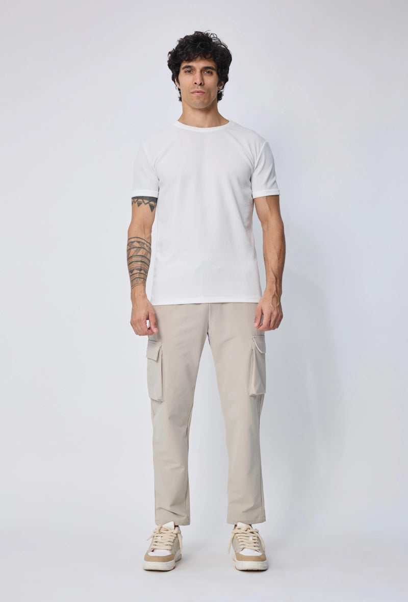 T-shirt uni manches courtes