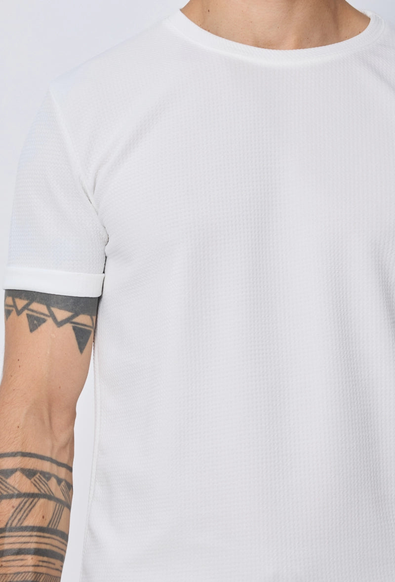 T-shirt uni manches courtes