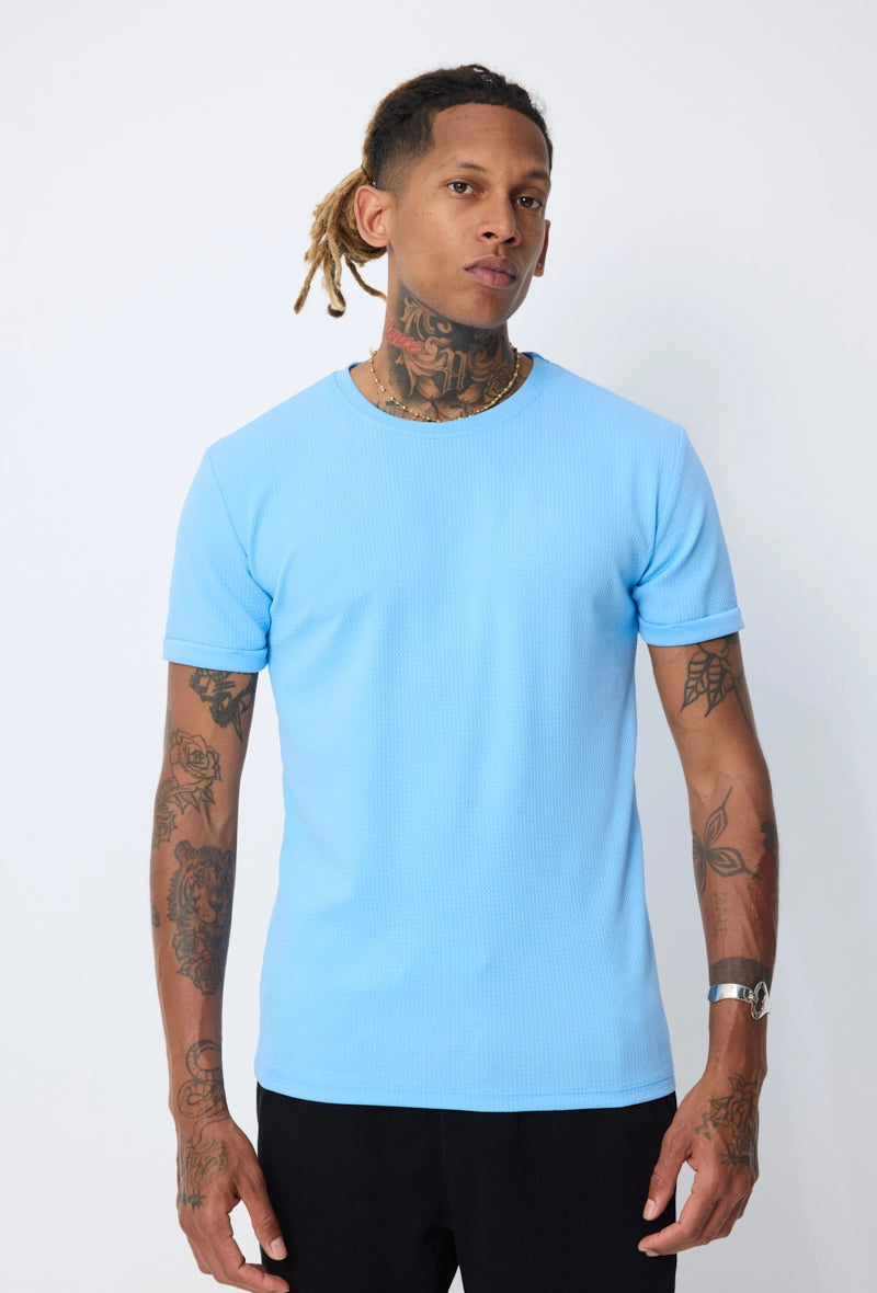 T-shirt uni manches courtes