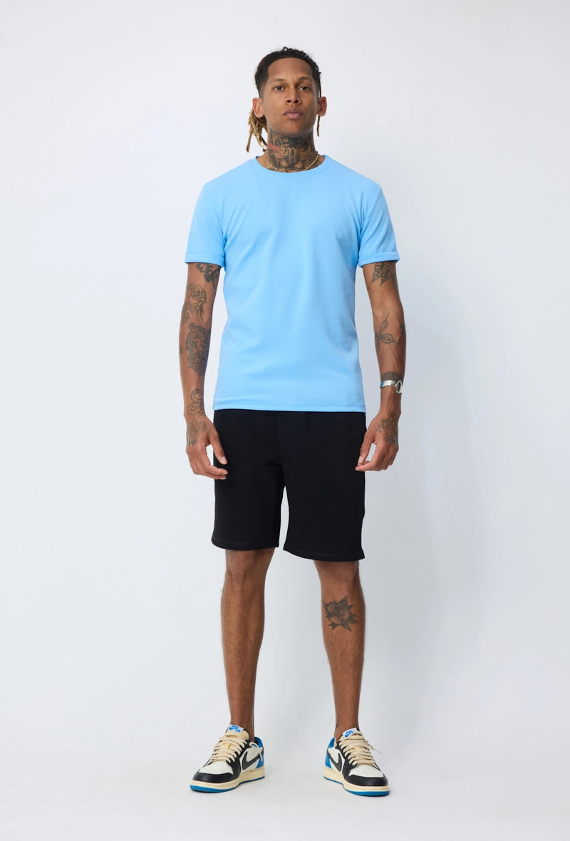 T-shirt uni manches courtes